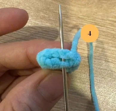 Sewing the back leg flat