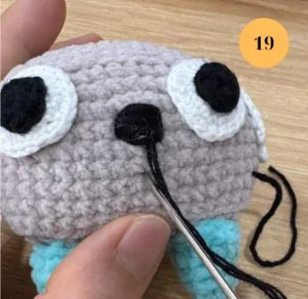 Embroidering the nose