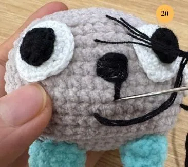 Embroidering the mouth