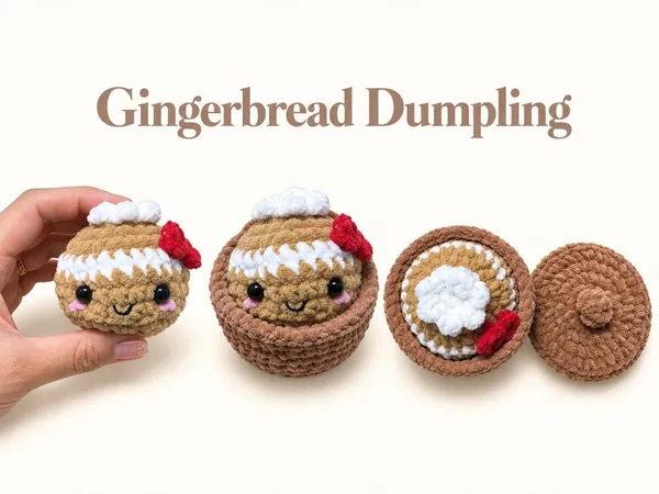 Christmas Dumplings Crochet Pattern Bundle – NO SEW – spooky amigurumi