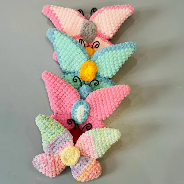Butterfly Crochet Pattern – 2-in-1 Amigurumi Butterfly PDF – butterfly pattern