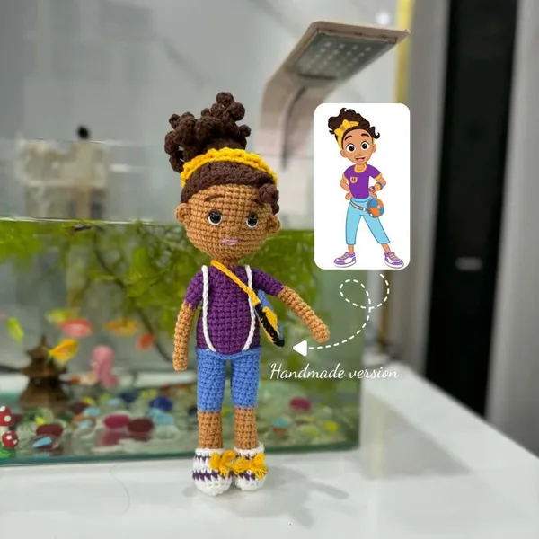 Custom Crochet Doll from Photo – Personalized Plush Toy – Look Alike Doll