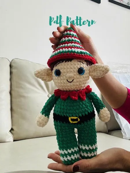 Elf Amigurumi Crochet Pattern PDF – crochet elf pattern