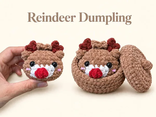 Christmas Dumplings Crochet Pattern Bundle – NO SEW – cat crochet pattern