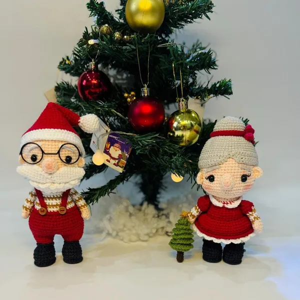 Crochet Santa & Mrs. Claus – crochet santa