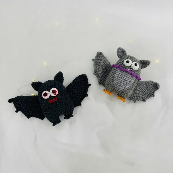 Bat Crochet Pattern 2-in-1 – Halloween Amigurumi PDF – baby bat crochet