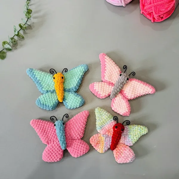 Butterfly Crochet Pattern – 2-in-1 Amigurumi Butterfly PDF – amigurumi butterfly
