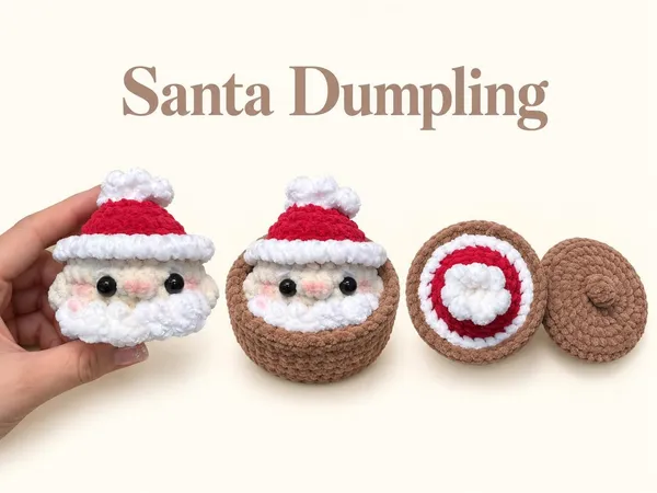 Christmas Dumplings Crochet Pattern Bundle – NO SEW – Christmas ornaments