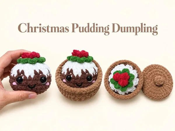 Christmas Dumplings Crochet Pattern Bundle – NO SEW – santa cloud crochet
