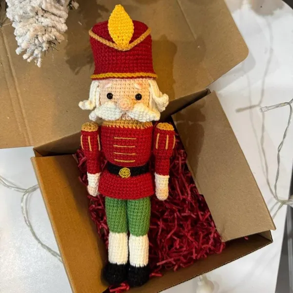 Crochet Nutcracker Doll – Christmas Amigurumi Soldier – toy soldier crochet