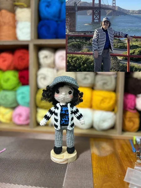 Custom Crochet Doll from Photo – Personalized Plush Toy – Picture to plush toy