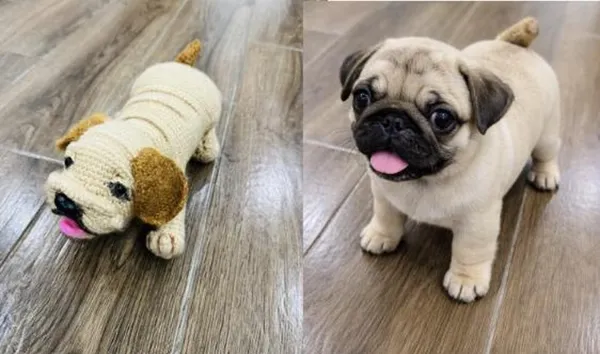 Custom Crochet Dog From Photo – Personalized Pet Plush – amigurumi dog