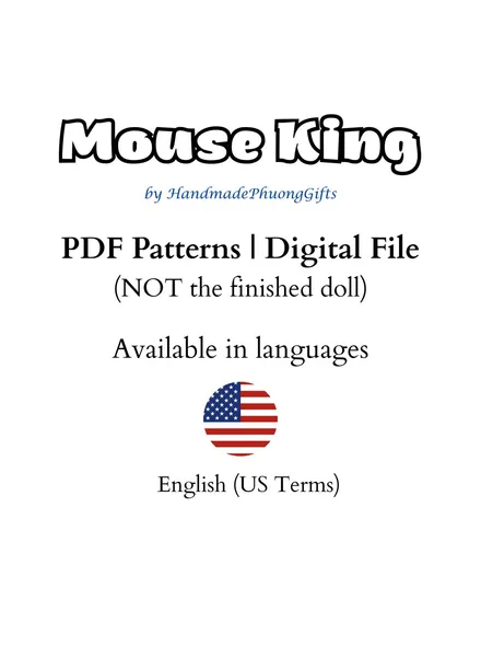Nutcracker Mouse King Crochet Pattern – amigurumi pattern