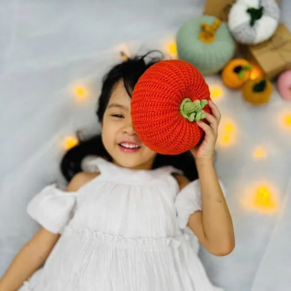 Halloween Pumpkin Amigurumi Crochet Pattern PDF – DIY Halloween