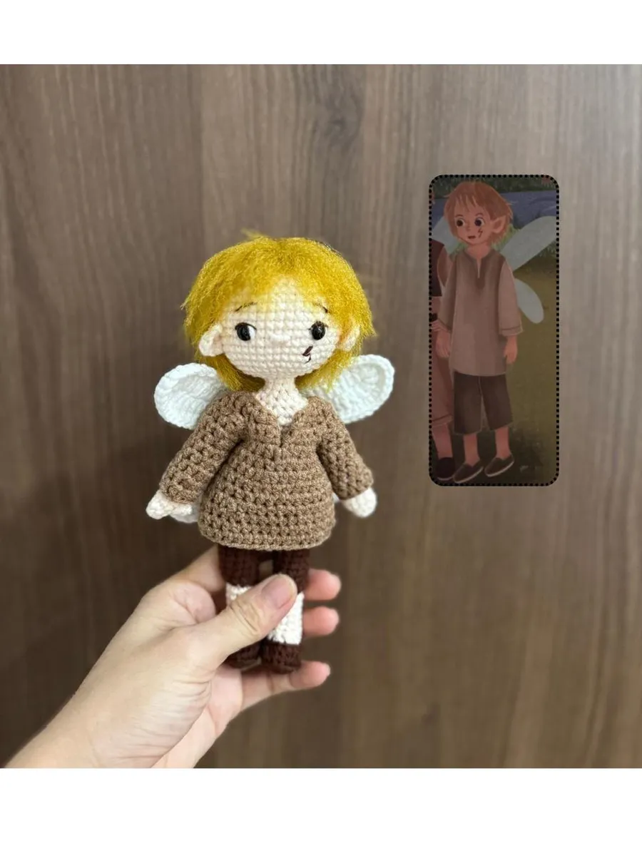 Custom Crochet Doll from Photo – Personalized Plush Toy