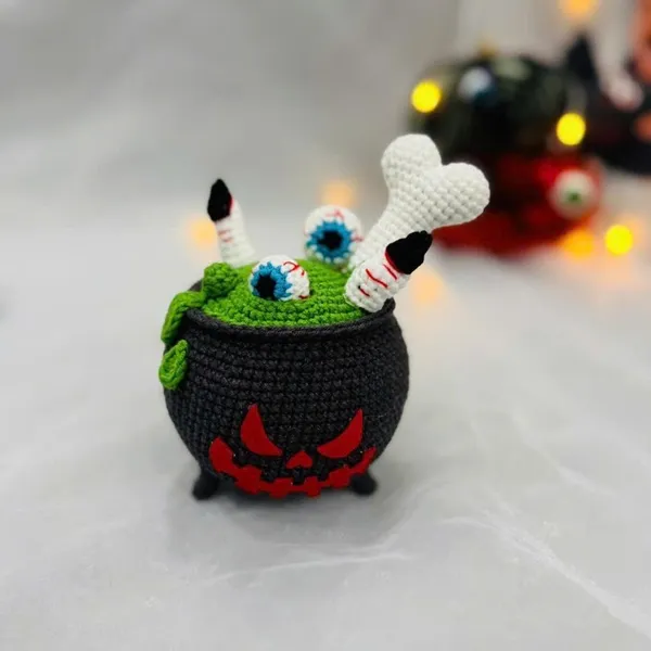 Halloween Crochet Pattern Bundle – 4 Amigurumi Patterns – halloween decor