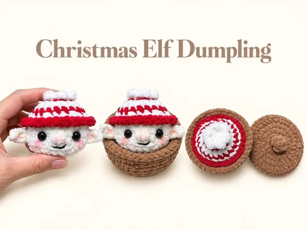 Christmas Dumplings Crochet Pattern Bundle – NO SEW – dumpling crochet