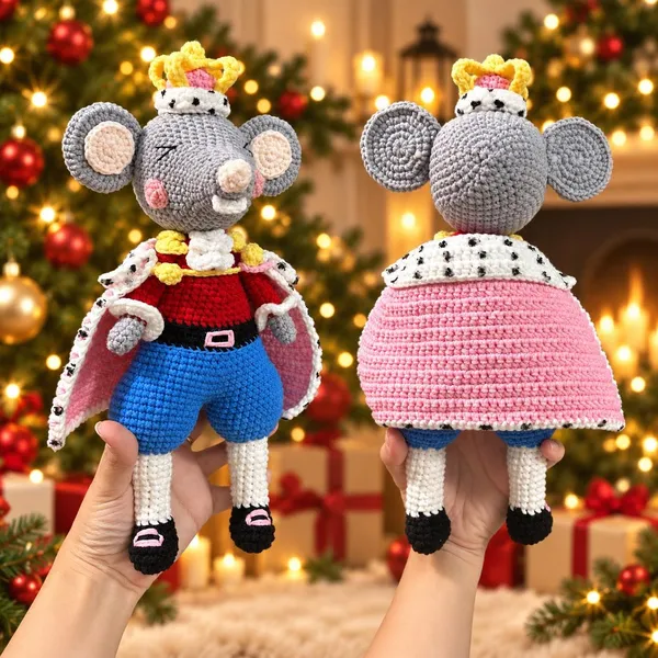Nutcracker Mouse King Crochet Pattern – nutcracker pattern