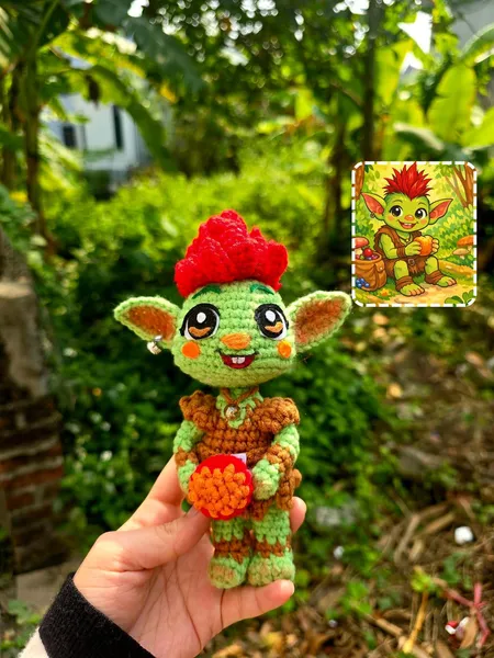 Custom Crochet Doll from Photo – Personalized Plush Toy – gift for gamers