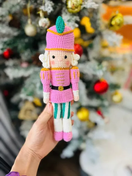 Crochet Nutcracker Doll – Christmas Amigurumi Soldier – Christmas doll