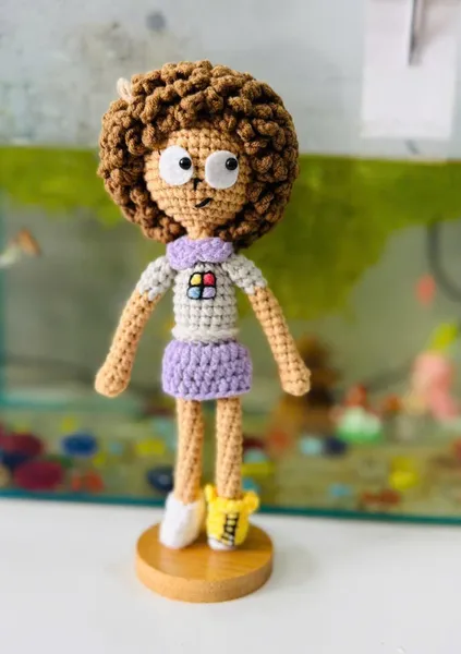 Custom Crochet Doll from Photo – Personalized Plush Toy – Custom Stuffed Doll