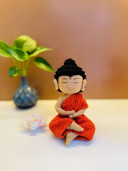 Shakyamuni Buddha gehäkelt – Buddha gehäkelt