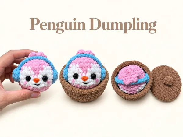 Christmas Dumplings Crochet Pattern Bundle – NO SEW – Christmas dumpling