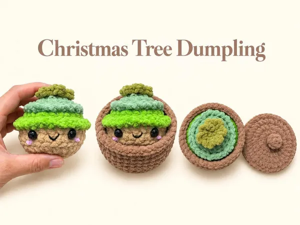 Christmas Dumplings Crochet Pattern Bundle – NO SEW – dumpling pattern
