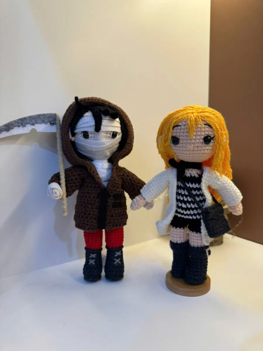Handmade Crochet Angels of Death inspired