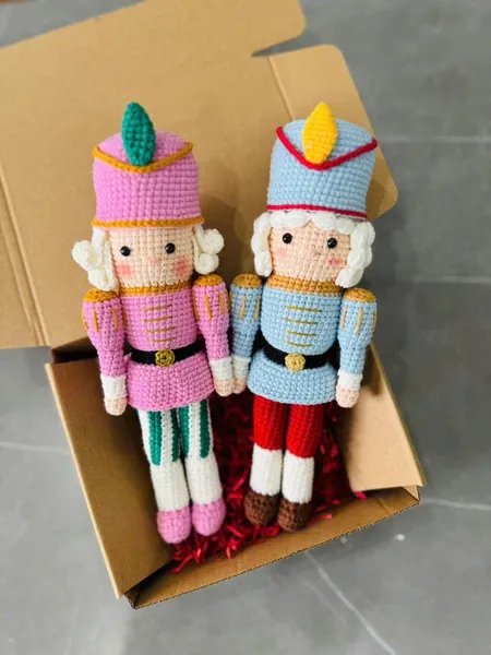 Crochet Nutcracker Doll – Christmas Amigurumi Soldier – Nutcracker