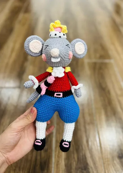 Nussknacker Mausekönig gehäkelt – Amigurumi Weihnachten