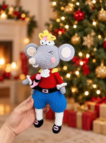 Nutcracker Mouse King Crochet Pattern – mouse king crochet