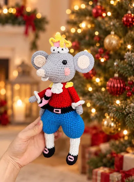 Nutcracker Mouse King Crochet Pattern – nutcracker mouse