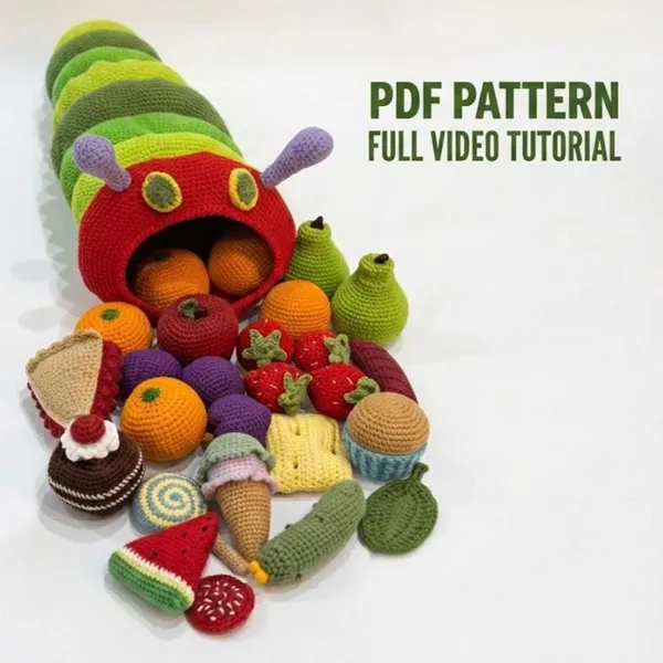Caterpillar Crochet Pattern – Crochet for beginners